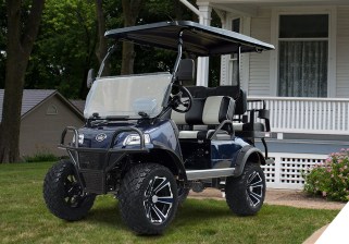 Navy Blue Evolution Forester Lithium Golf Cart